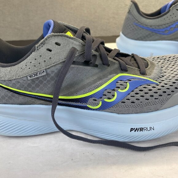 Saucony Women's S10830-15 Ride 16 Running Shoes, Fossil/Pool, Size 9.5 Wide US - Picture 14 of 15